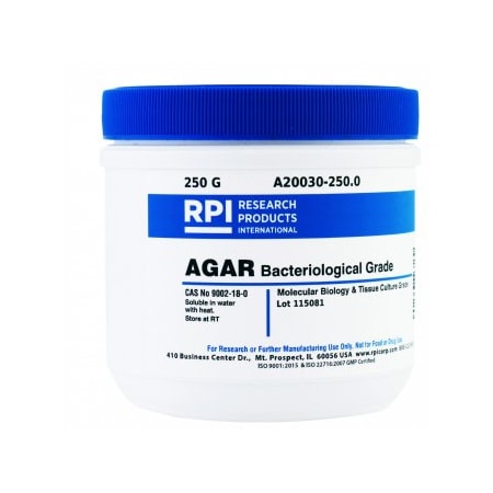 Rpi Agar, Bacteriological Grade, 250 G A20030-250.0